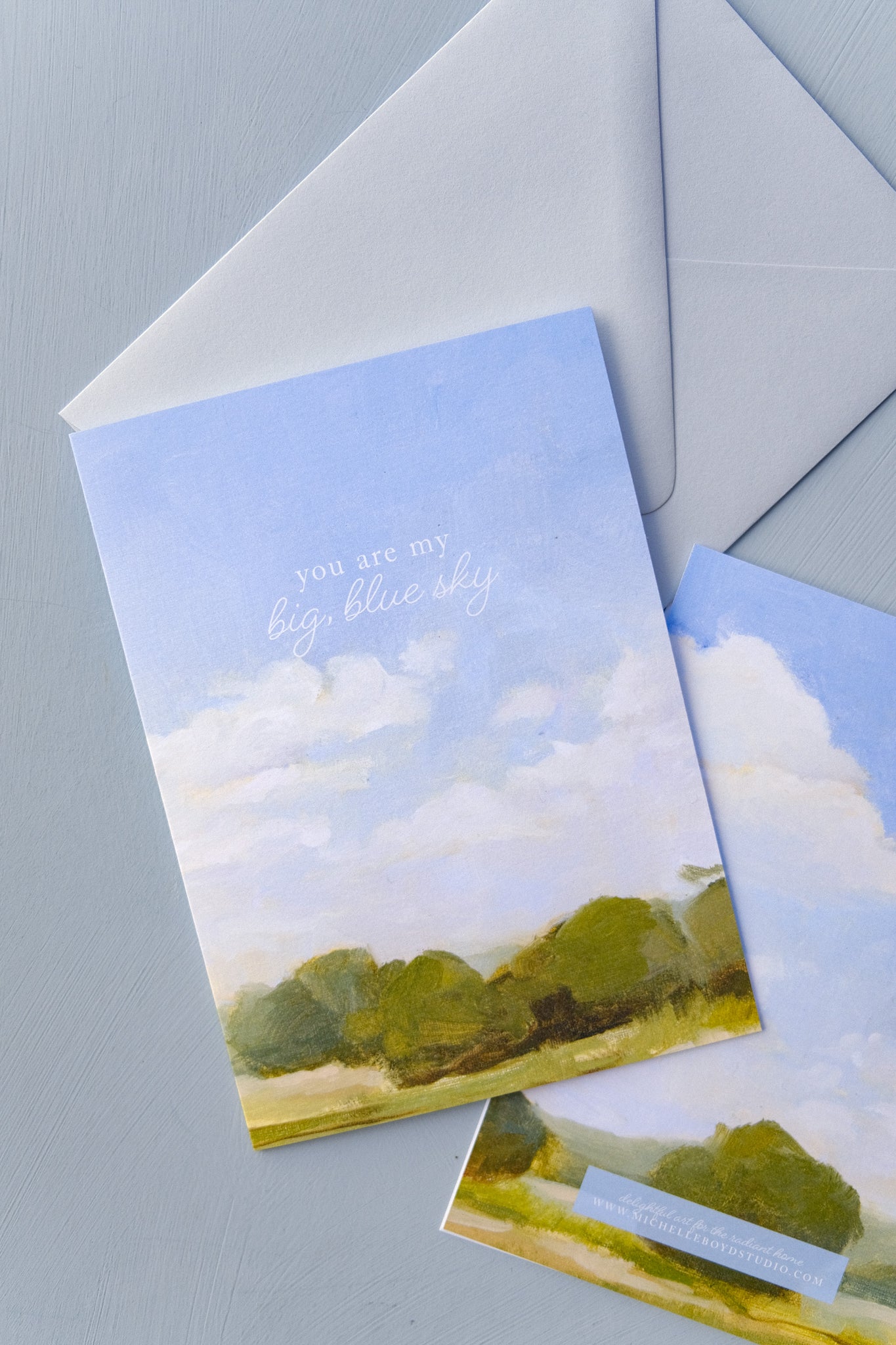 Greeting Card - You Are My Big Blue Sky