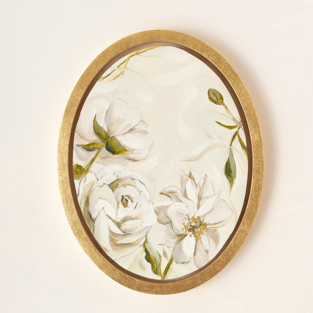 "Réfléchie" - 7.5x10" Oval Available Painting