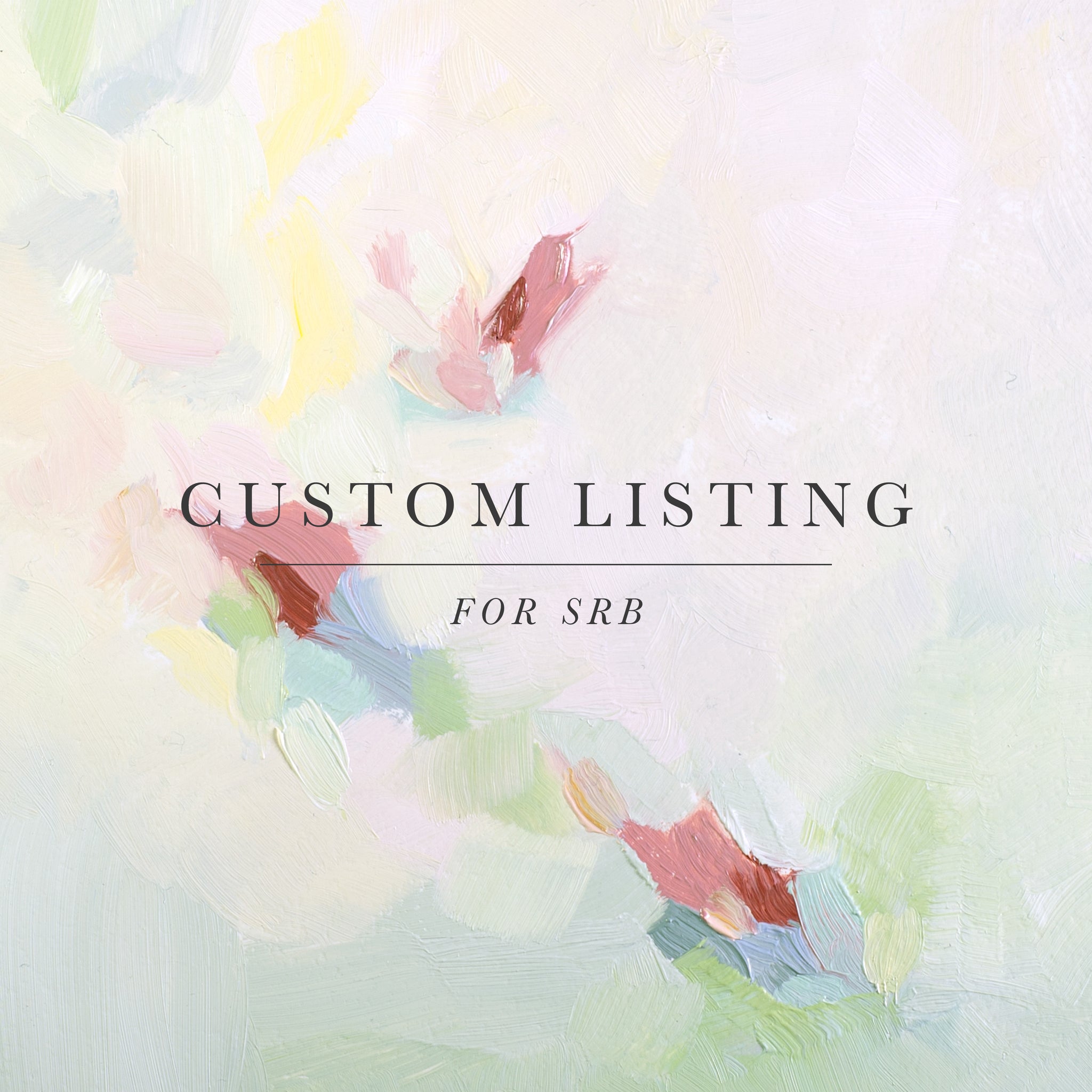 Custom Listing for SRB