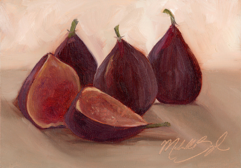 Fancy Figs - 5x7" Original Painting