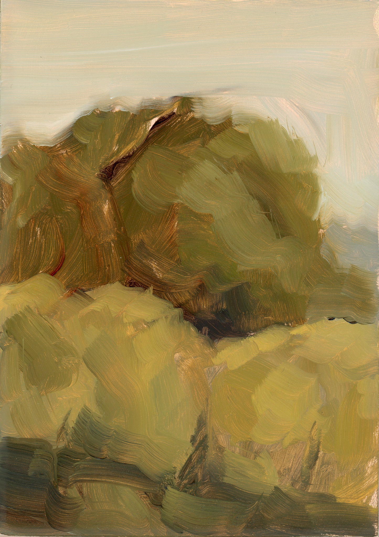 Golden Hills - 5x7" Original Painting