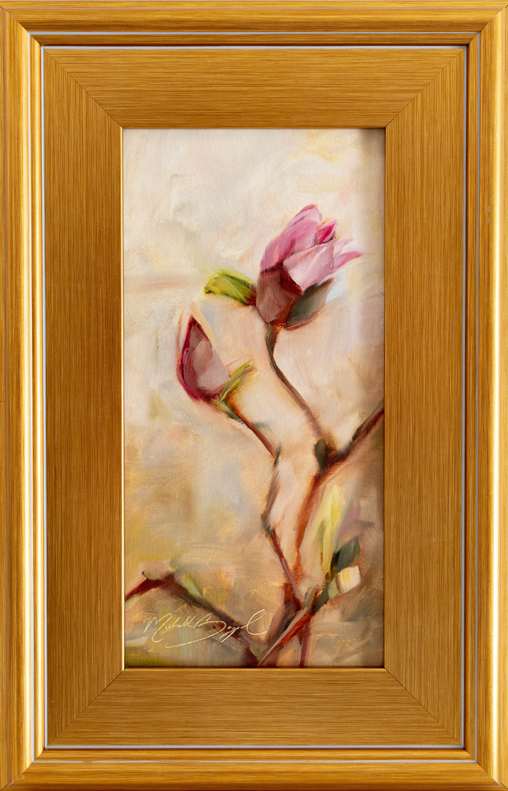 New Life - 6x12" Framed Oil Painting