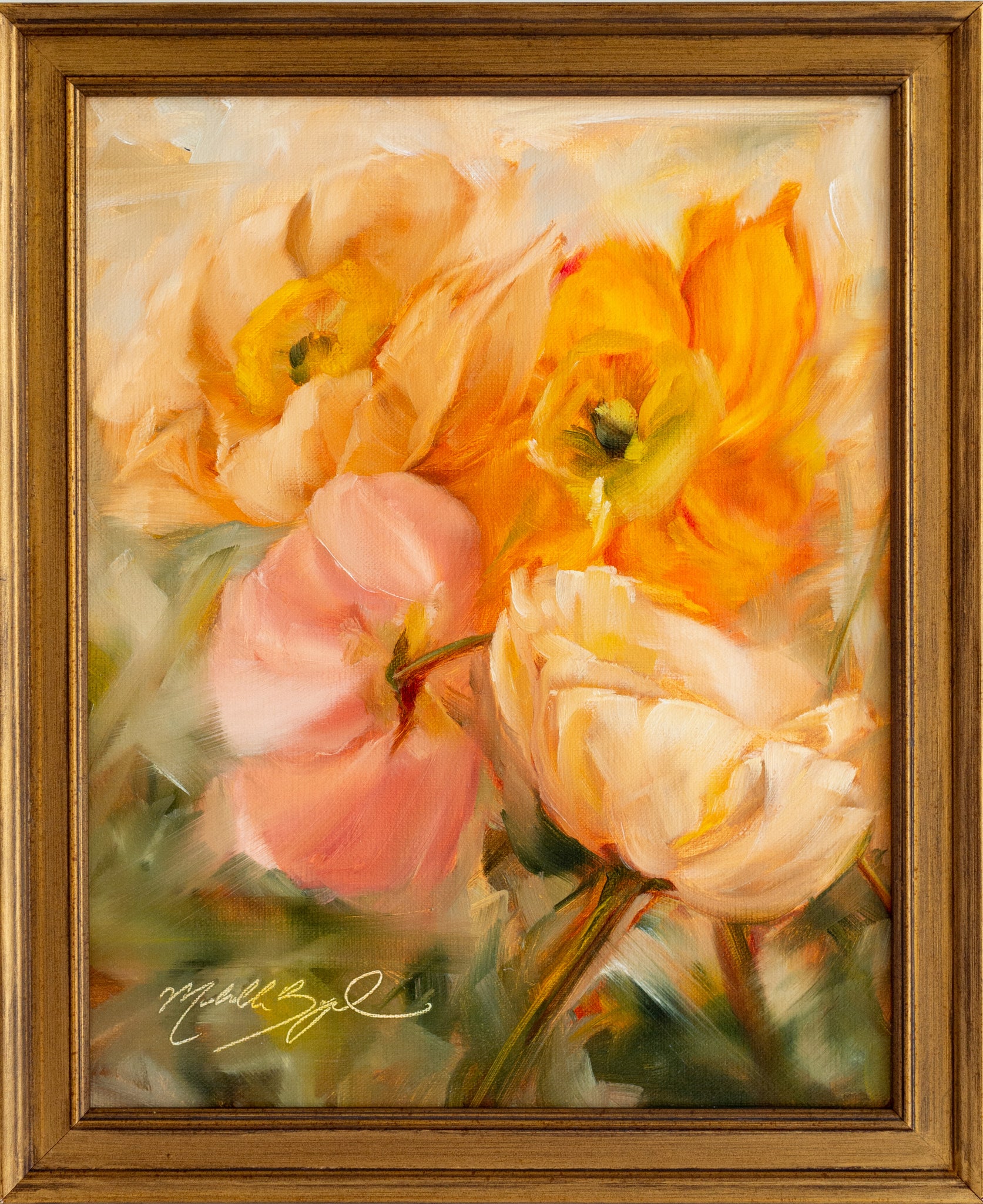 To Have a Garden - 8x10" Framed Oil Painting