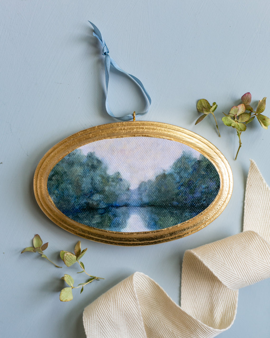 Oval Ornament - Peter Pan Lake