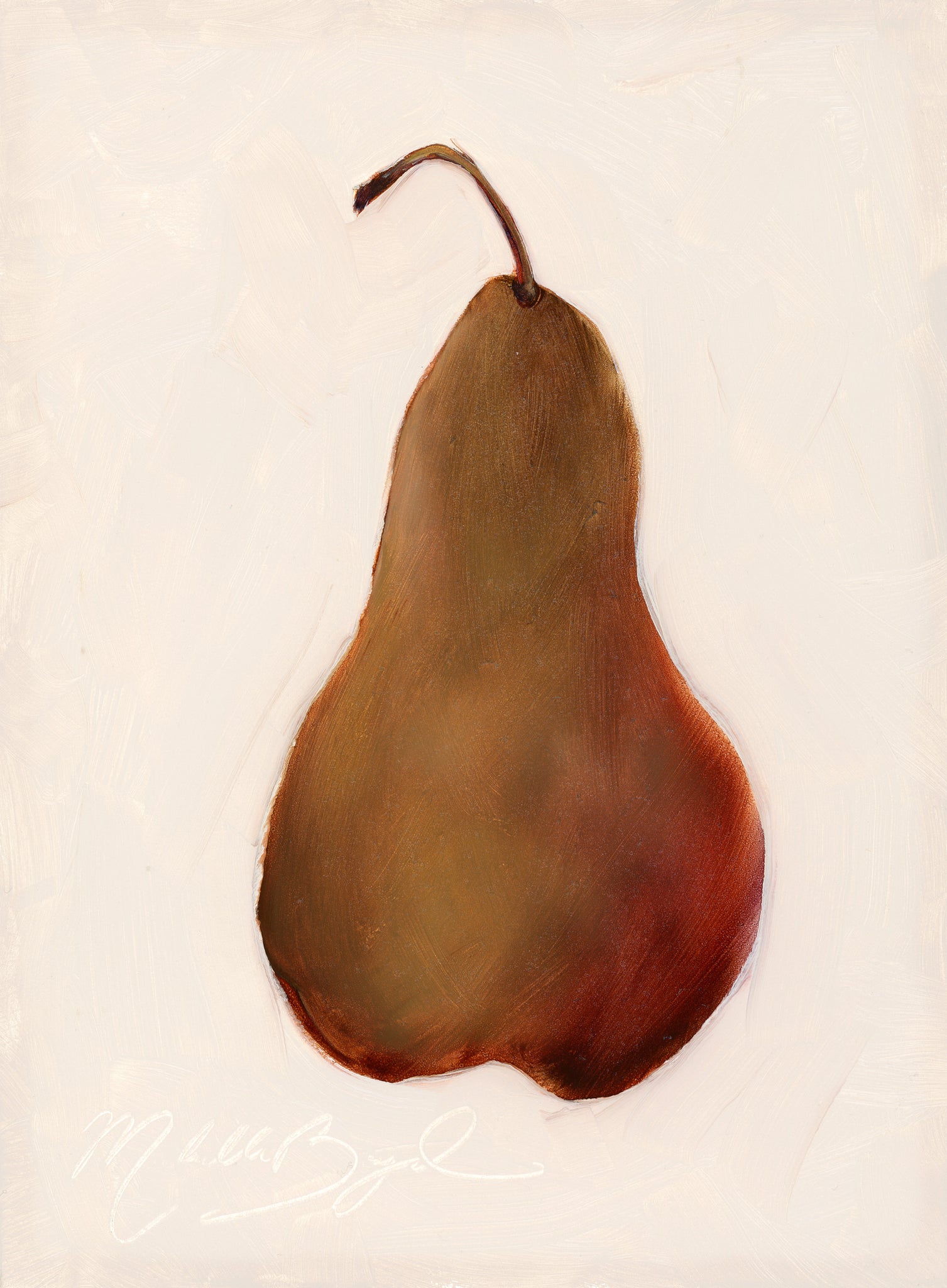 Pear No. 03 - 6x8" Oil Painting