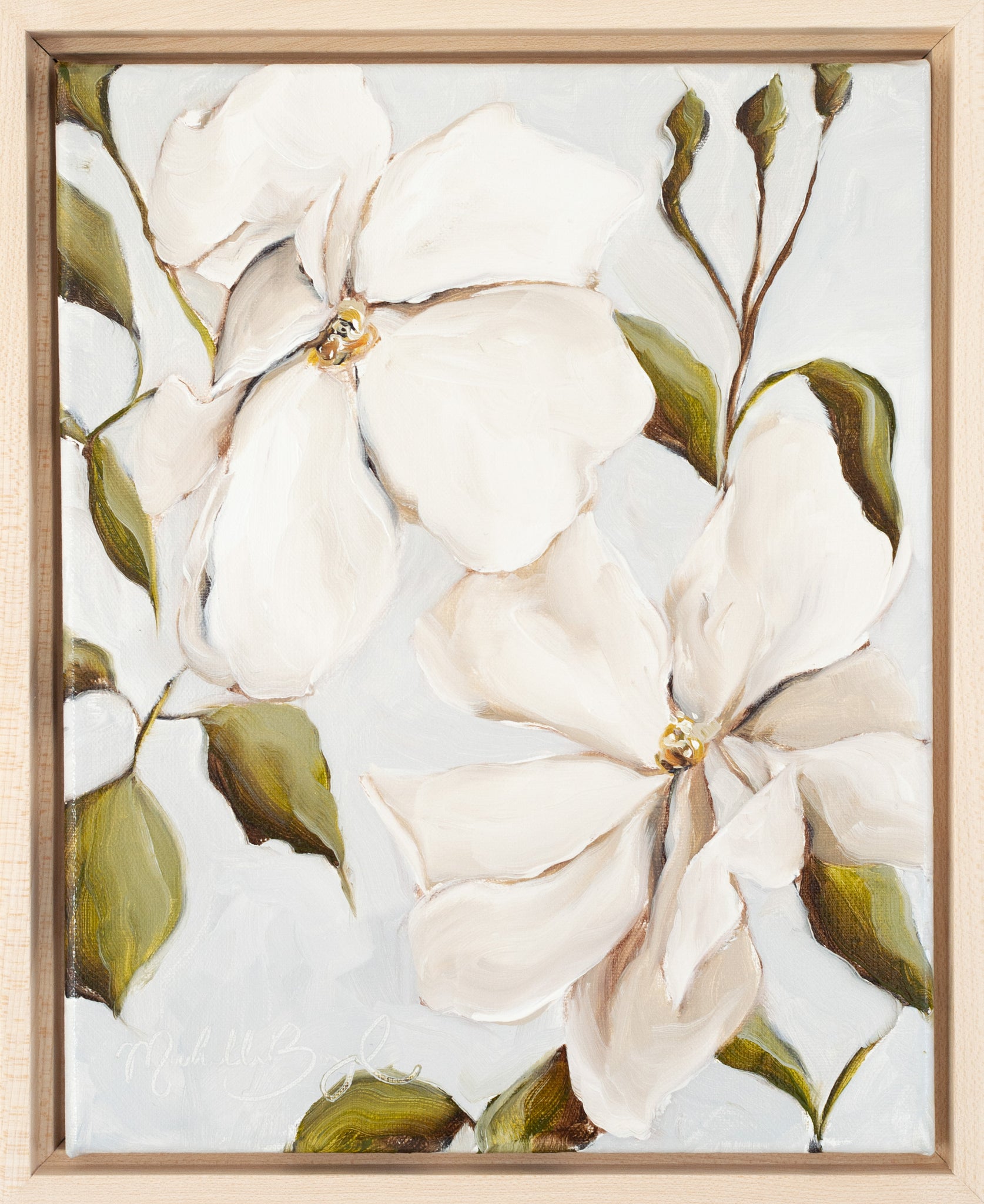 "Flower! Flower! Flower!" - 8x10" Framed Oil Painting