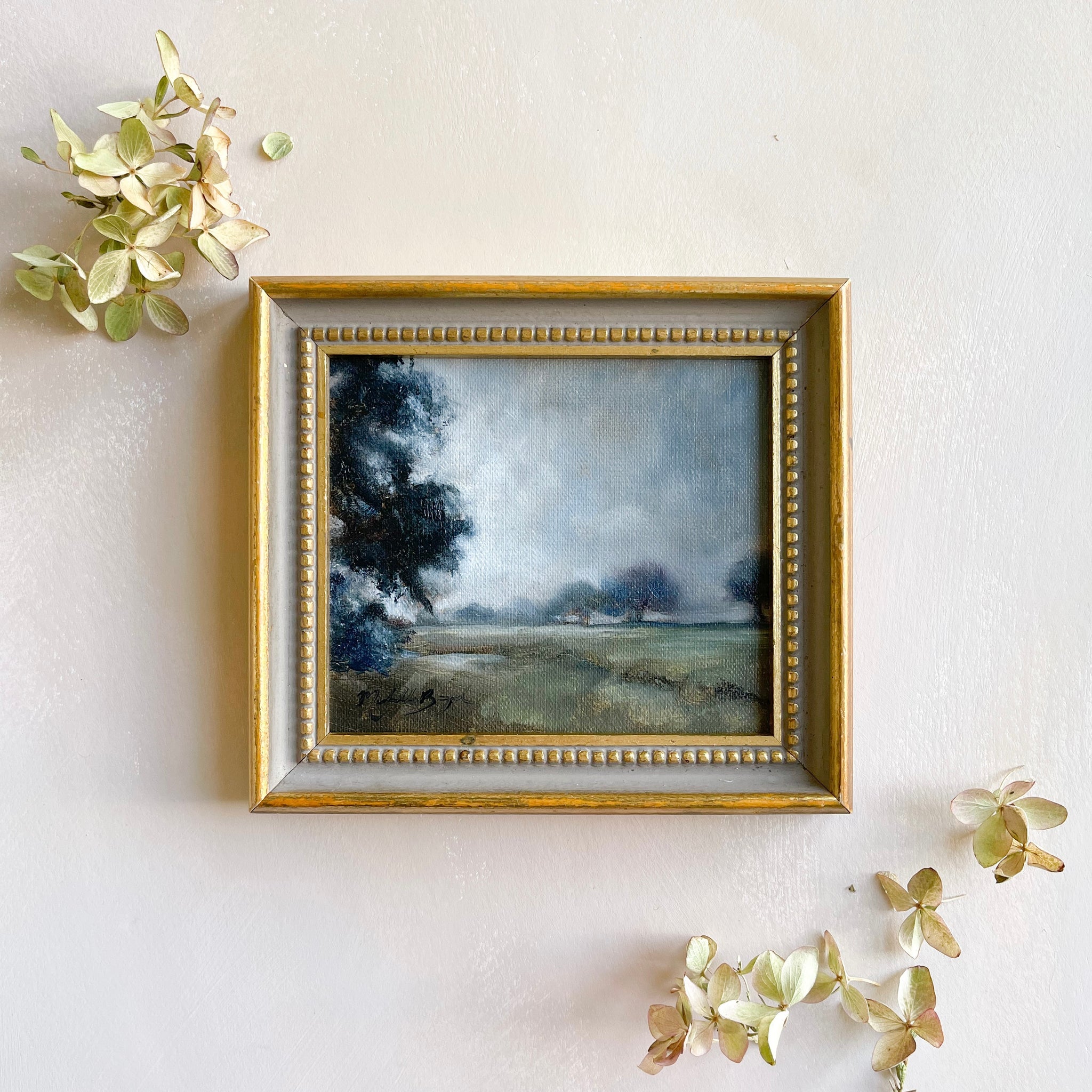 Mini Monday Painting #10 - Landscape in Antique Frame